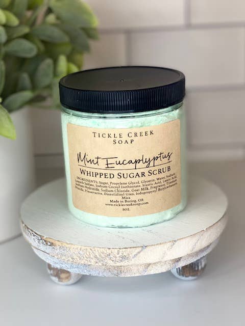 Mint Eucalyptus Whipped Sugar Scrub