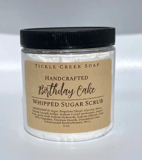 Birthday Cake Whipped Sugar Scrub