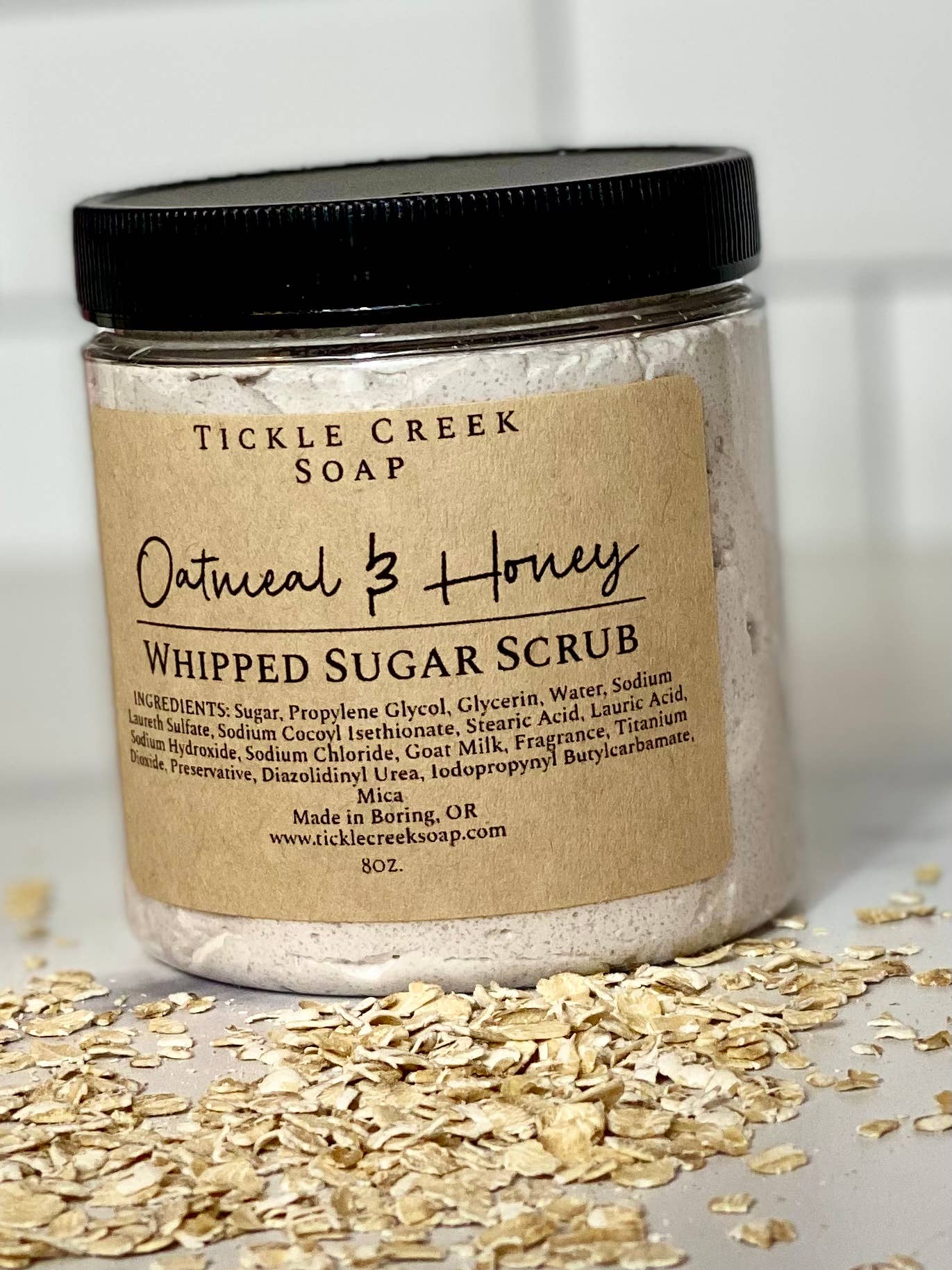 Oatmeal & Honey Whipped Sugar Scrub